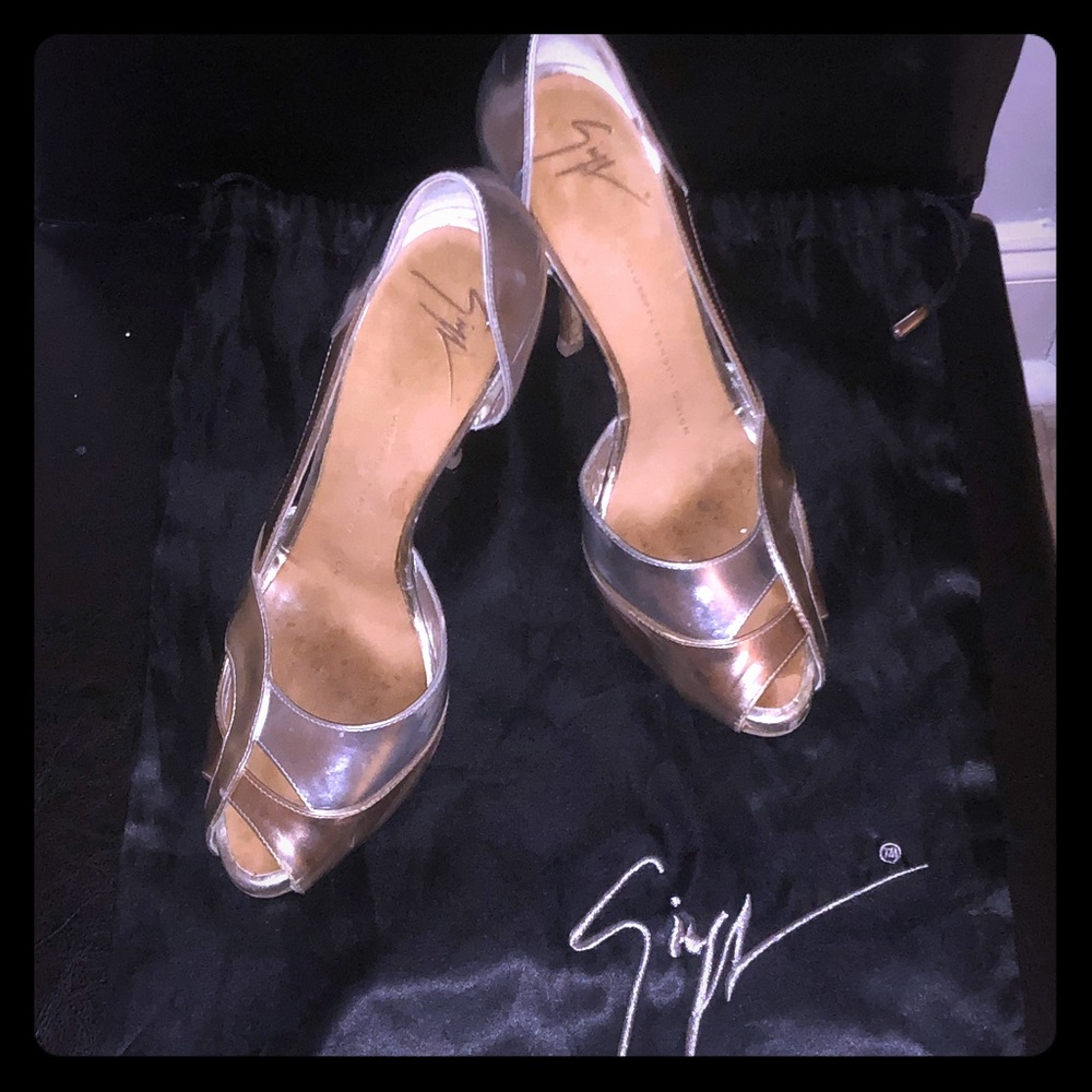 Authentic gold and silver Giuseppe zanotti